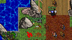 Towageme on screen