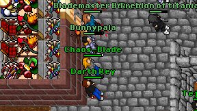 Chaos-Blade on screen