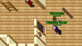 Middle Star on screen