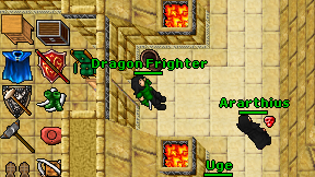 Dragon Frighter on screen