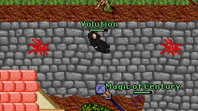 Volution on screen
