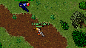 Tron Gles on screen