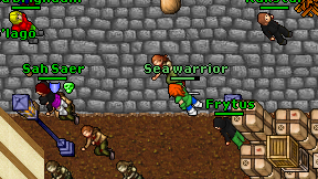 Sea warrior on screen