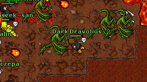Dark Dravolius on screen