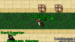 Dark chikitin on screen