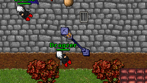 Dragzer on screen
