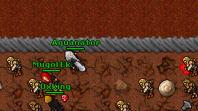 Aquanator on screen