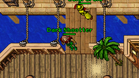 Dark Shootter on screen
