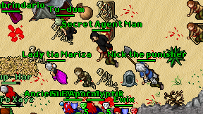 Secret Agent Man on screen