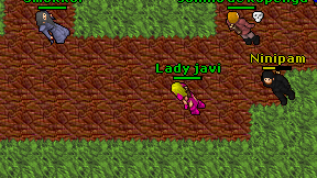 Lady javi on screen