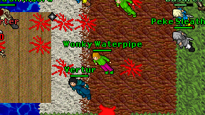 Wonky Waterpipe on screen