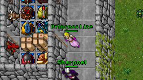 Princess Lize on screen