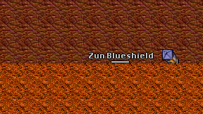 Zun Blueshield on screen