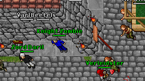 Knight Zombie on screen