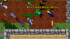 Lady brown on screen