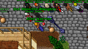 Alex'warrior on screen