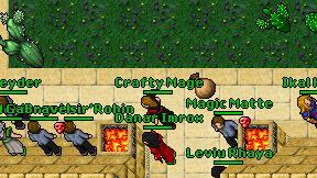 Crafty Mage on screen
