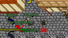 Evil munsh on screen