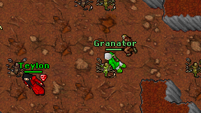 Granator on screen
