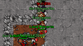 Exkordon on screen