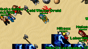 Cold Winter Druid on screen