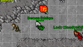 Demon Eddige on screen