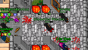 Disaster Pieces on screen