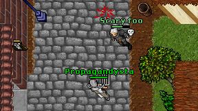 Propagandysta on screen