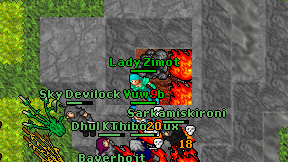 Lady Zimot on screen