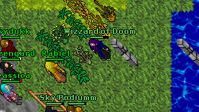 Wizzard of Doom on screen