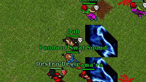 Dab on screen