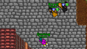 Qusing on screen