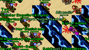 Dark Magik Master on screen