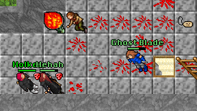 Ghost Blade on screen