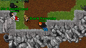 Dark Synonim on screen