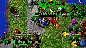 Tayro blitz on screen