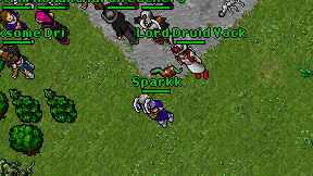 Sparkk on screen
