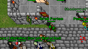 Drak Ferion on screen