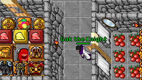Gak the Knight on screen