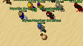 Ryan Master At Arms on screen