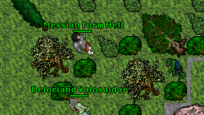 Messiah form Hell on screen