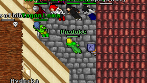 Piedoke on screen