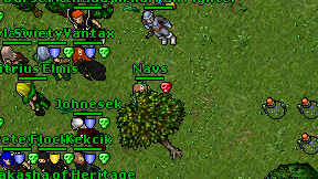 Navs on screen