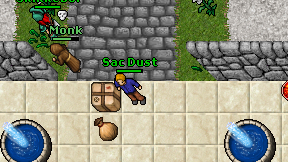 Sac Dust on screen
