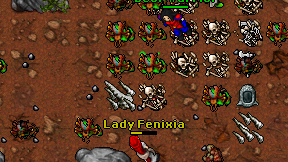 Lady Fenixia on screen