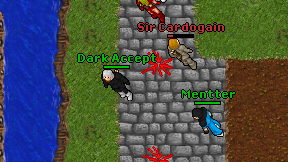 Dark Accept on screen