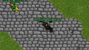 Odius Bomzao on screen