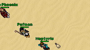 Neptyris on screen