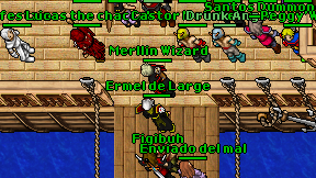 Merllin Wizard on screen
