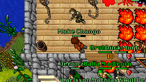 Make Chango on screen